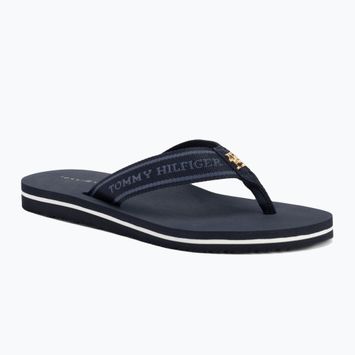 Dámské žabky Tommy Hilfiger Webbing Beach Sandal space blue