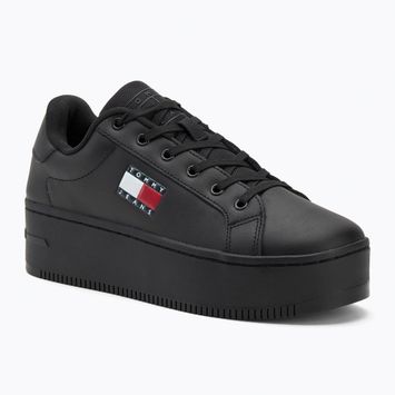 Dámské boty Tommy Jeans Tjw Flatform Cupsole Ess black