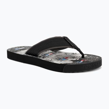Pánské žabky  Tommy Jeans Elevated Beach Sandal black