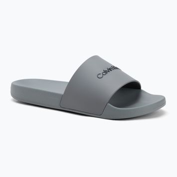 Pánské nazouváky Calvin Klein HM0HM00455 Pool Slide Rubber granite road