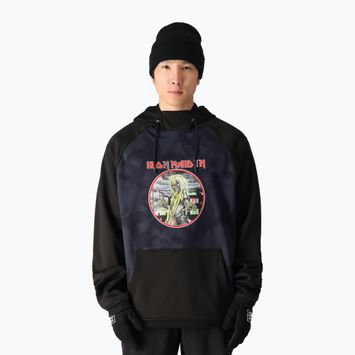 Pánská snowboardová mikina 686 Bonded Fleece iron maiden eddies black