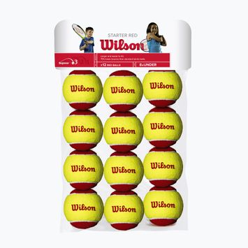 Sada míčků Wilson Starter Red Tballs 12 ks žlutá/červená WRT137100