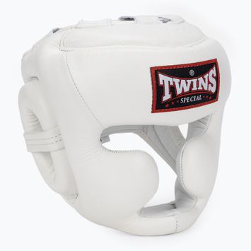 Boxerská helma  Twins Special Sparingowy white