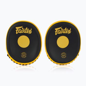 Fairtex Speed & Accuracy Focus Mitts černé/zlaté tréninkové tlapky