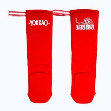 Chrániče holení YOKKAO Muay Thai Boxing red