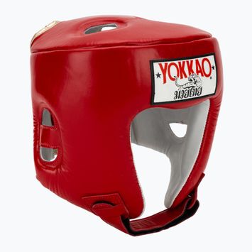 Boxerská helma YOKKAO Competition red