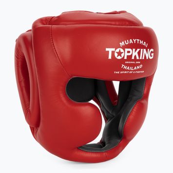 Boxerská helma Top King Full Coverage red