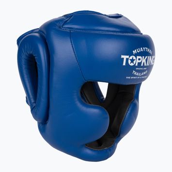 Boxerská helma Top King Full Coverage blue