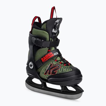 Dětské brusle K2 Raider Ice zelené 25G0110/11