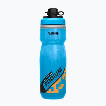 Cyklistická láhev CamelBak Podium Dirt Series Chill 620 ml modrá/oranžová