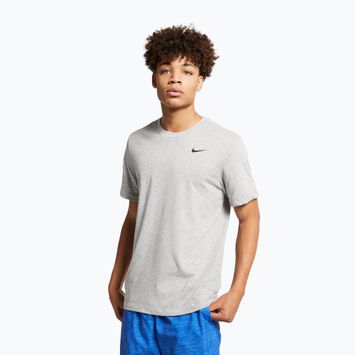 Pánské tričko Nike Dri-Fit dark grey heather/black