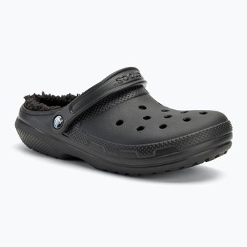 Nazouváky  Crocs Classic Lined Clog black/black