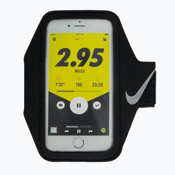 Běžecké pouzdro na telefon Nike Lean Arm Band black/black/silver