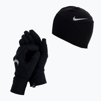 Nike Essential Running dámský set čepice + rukavice černý N1000595-082