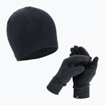 Dámský set čepice + rukavice Nike Fleece black/black/silver
