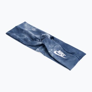 Čelenka Nike Twist Knot Tie Dye modrá N1008232-421