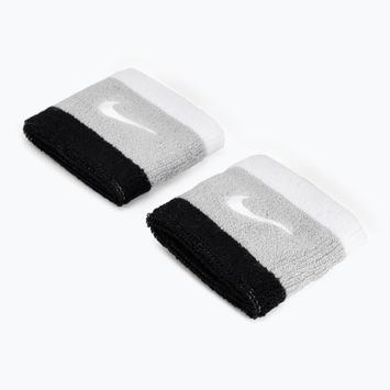 Náramky Nike Swoosh 2 ks šedé/černé N0001565-016