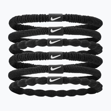 Gumičky do vlasů Nike Flex Hair Tie 6 ks black/black/white