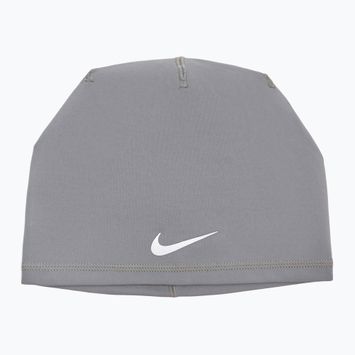 Čepice Nike Dri-Fit Peak Uncuffed Beanie smoke grey/silver