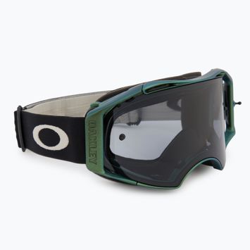 Cyklistické brýle Oakley Airbrake MTB black green colorshift/light grey