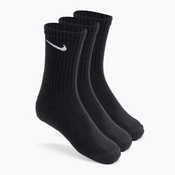 Ponožky Nike Everyday Cushioned Crew 3 páry černá/bílá