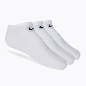 Nike Everyday Lightweight No Show 3pak tréninkové ponožky bílé SX7678-100