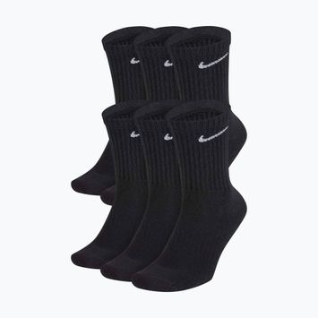 Ponožky Nike Everyday Cushioned 6 par black/white