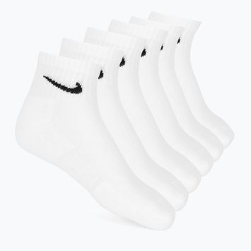 Ponožky Nike Everyday Cushioned 6 párů white/black