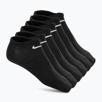 Ponožky Nike Everyday Lightweight No Show 6 párů black/white
