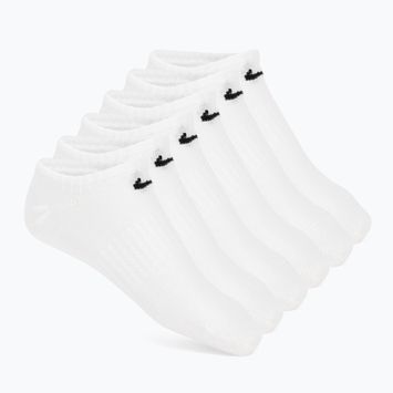 Ponožky Nike Everyday Lightweight No Show 6 párů white/black