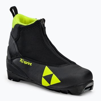 Fischer XJ Sprint dětské boty na běžky černá/žlutá S4082131