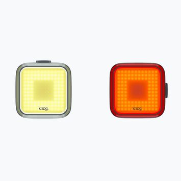 Sada přední + zadní svítilny na kolo Knog Blinder Square Twinpack 12291