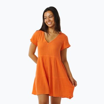 Dámské světle oranžové šaty Rip Curl Premium Surf
