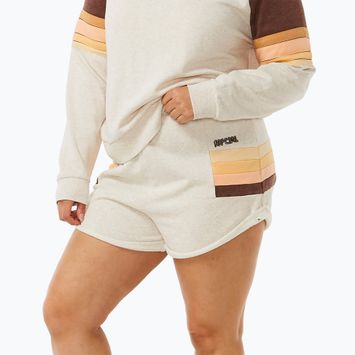 Rip Curl dámské šortky Block Party Track oatmeal marle