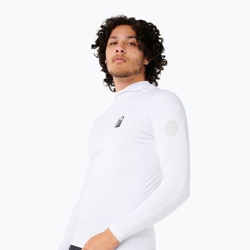 Pánské plavecké tričko longsleeve Rip Curl Search UPF Performance Hood white
