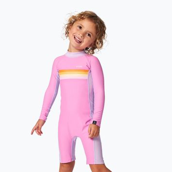 Dětské jednodílné plavky Rip Curl Rainbow Tide Springsuit bright pink