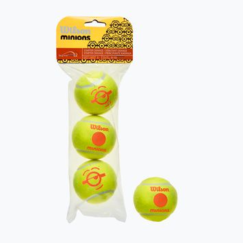 Dětské tenisové míčky Wilson 3 ks. Minions Stage 2 zelená WR8202601