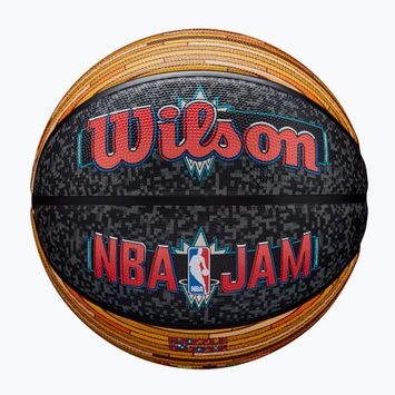 Basketbalový míč  Wilson NBA Jam Outdoor black/gold velikost 7