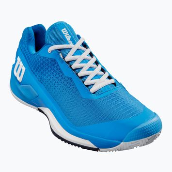 Pánské  tenisové boty  Wilson Rush Pro 4.0 Clay french blue/white/navy blazer