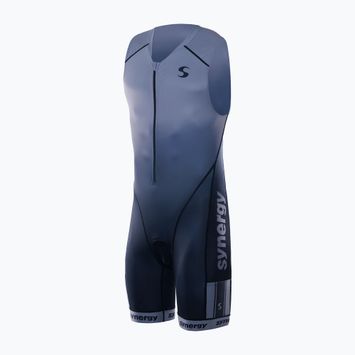 Pánská triatlonová kombinéza Synergy Elite Sleeveless Trisuit smoke gray