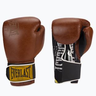Boxerské rukavice EVERLAST 1910 Classic hnědé EV1910 BROWN-12 oz.