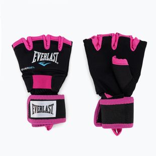 Dámské vnitřní rukavice EVERLAST gelové černé EV4355 BLK/PINK-S/M