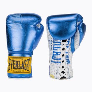 Boxerské rukavice  Everlast Fight Leather blue