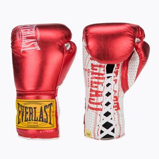 Boxerské rukavice  Everlast Fight Leather red
