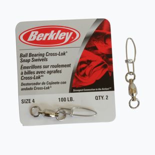 Berkley Mc Mahon Bb With Snaps Swivel spinningové obratlíky černé 1280539