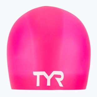 Plavecká čepice TYR Wrinkle Free Silicone pink