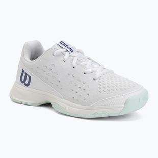 Dětské tenisové boty  Wilson Rush Pro Ace L Jr white/bay/skip blue