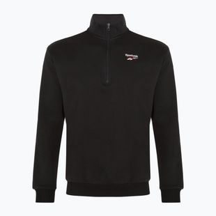 Pánská mikina Reebok Identity Fleece 1/4 Zip black/white/vector red