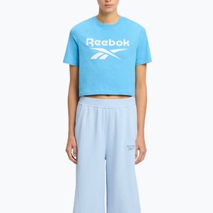Dámské tričko Reebok Identity Big Logo Crop Tee recovery blue