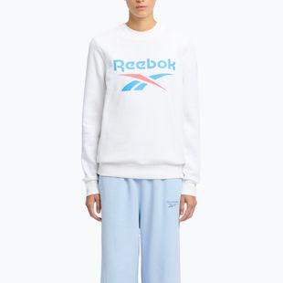 Dámská mikina Reebok Identity Big Logo Fleece Crew white/coral/blue